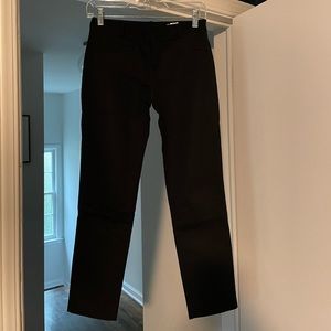 Club Monaco Black Cigarette Cropped Trouser Pant Size 00